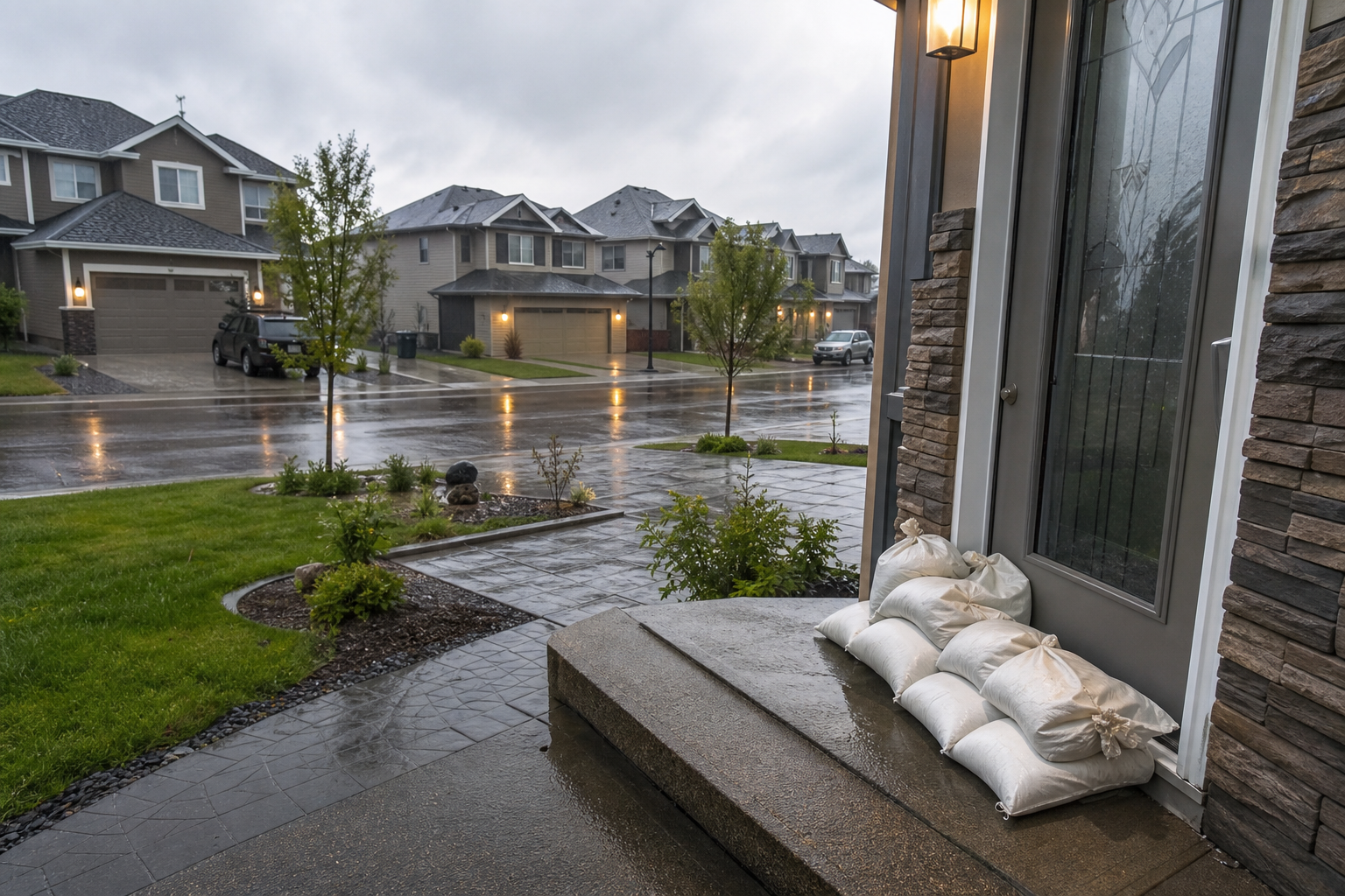 Sherwood Park Sandbags for Storm Ponds, Clay Lots and Basements