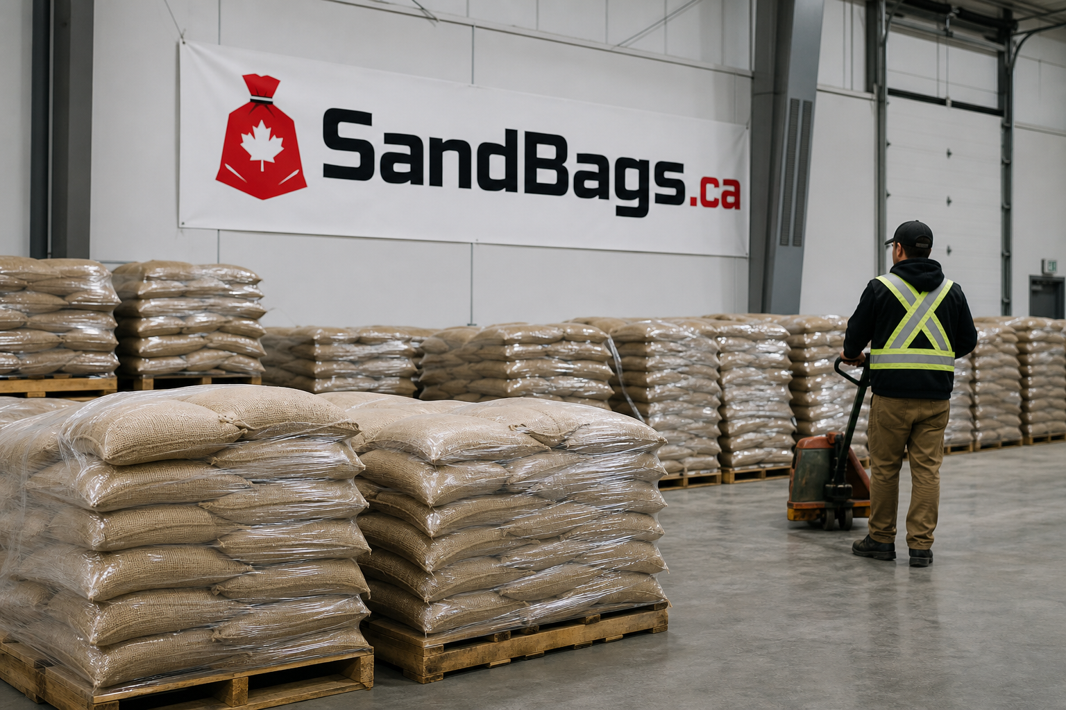 Premium pre-filled sandbags
